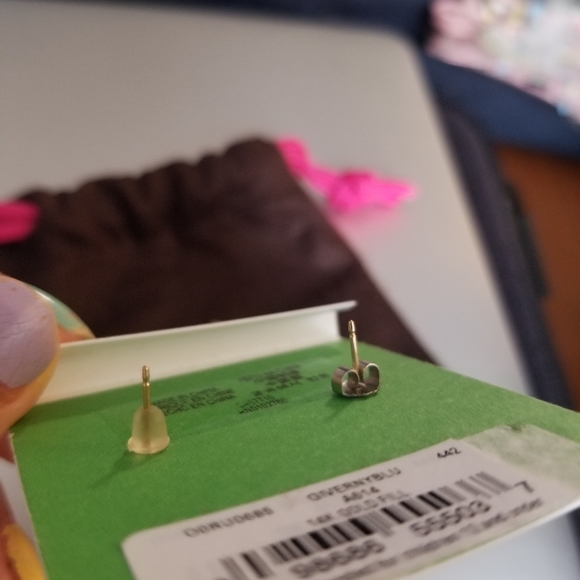 Kate spade Tiffany blue bow earrings - Picture 3 of 3